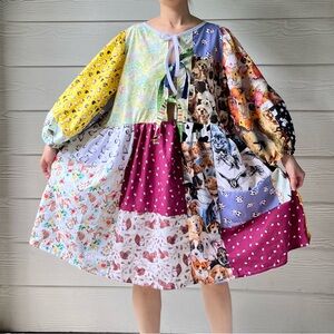 Handmade Animal Kingdom Cottage
Dress SKU 05041 with Matching Scrunchies